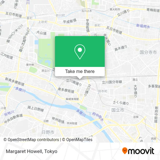 Margaret Howell map