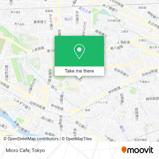 Micro Cafe map