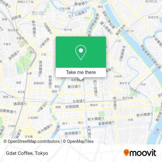 Gdat Coffee map