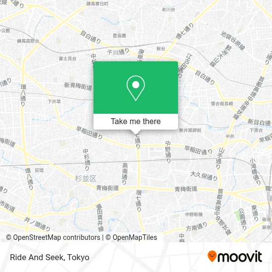 Ride And Seek map