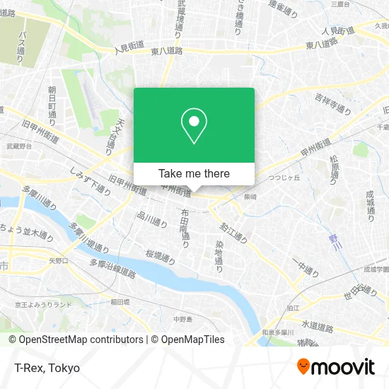 T-Rex map