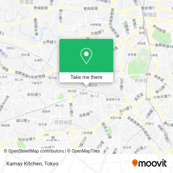 Kamay Kitchen map