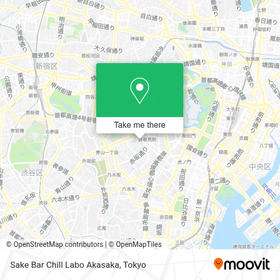 Sake Bar Chill Labo Akasaka map