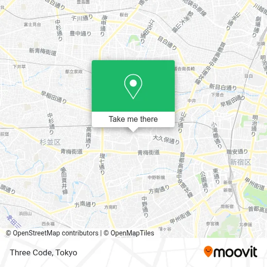 Three Code map