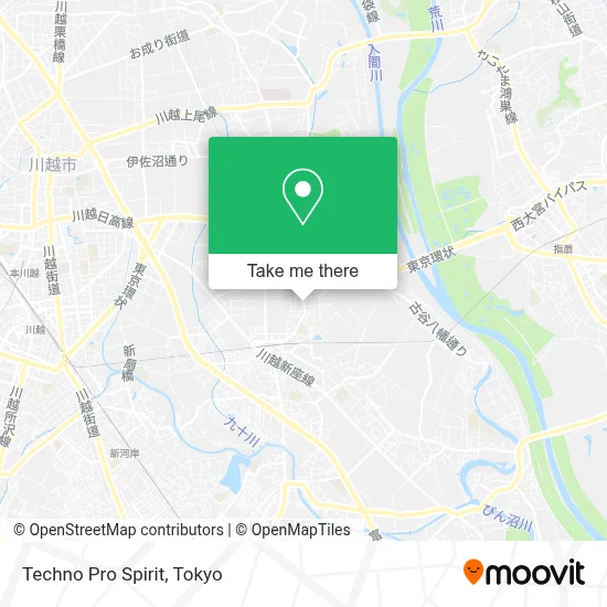Techno Pro Spirit map