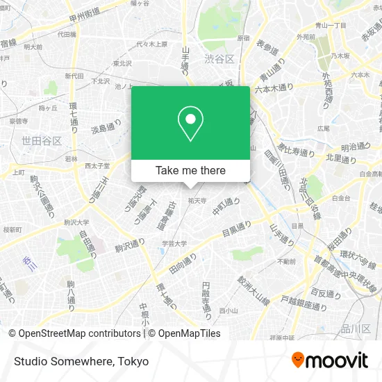 Studio Somewhere map