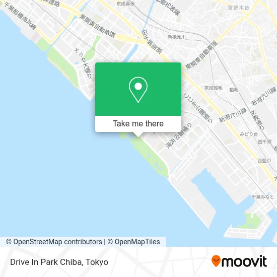 Drive In Park Chiba map