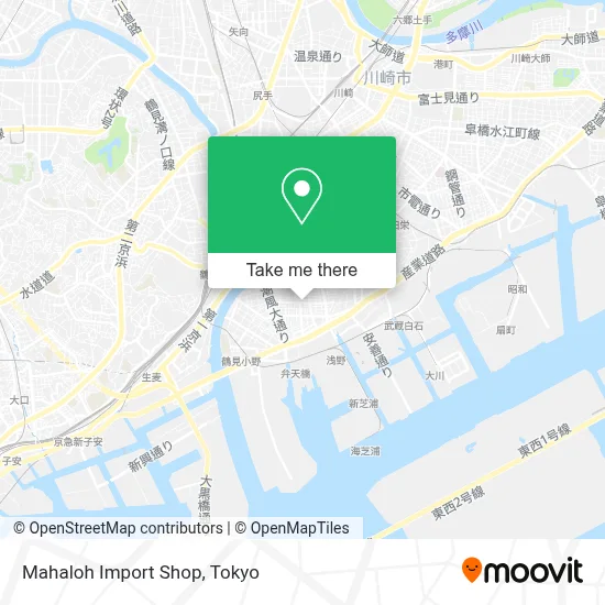 Mahaloh Import Shop map