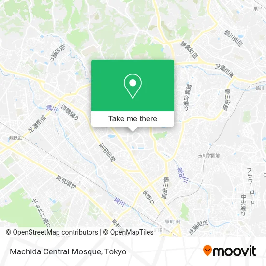 Machida Central Mosque map