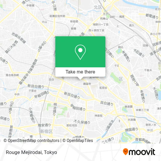Rouge Mejirodai map