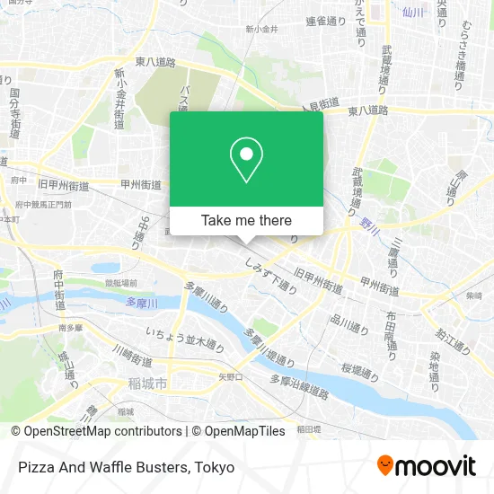 Pizza And Waffle Busters map