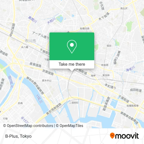 B-Plus map