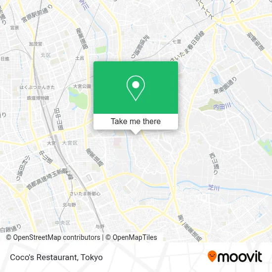 Coco's Restaurant map