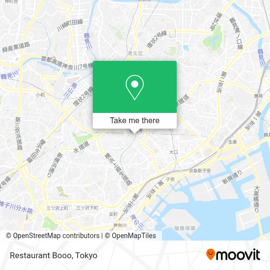 Restaurant Booo map
