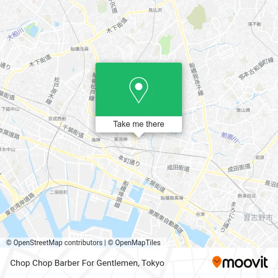 Chop Chop Barber For Gentlemen map