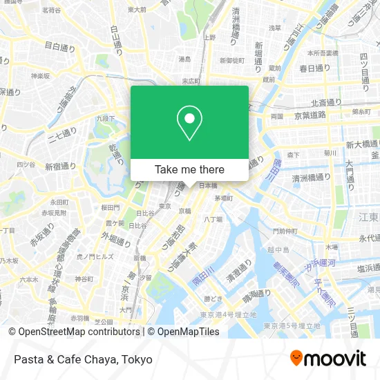 Pasta & Cafe Chaya map