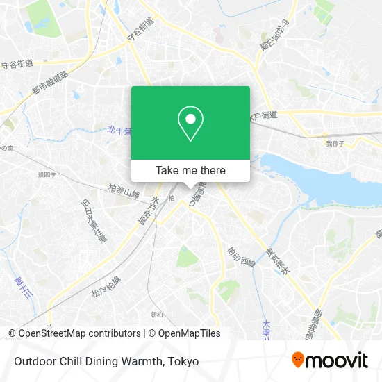 Outdoor Chill Dining Warmth map
