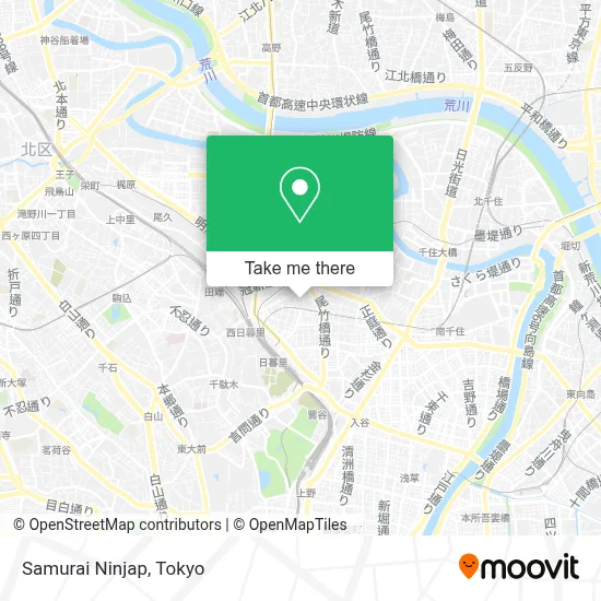 Samurai Ninjap map