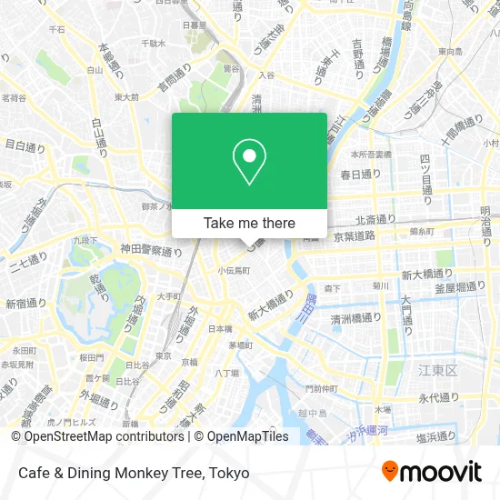 Cafe & Dining Monkey Tree map
