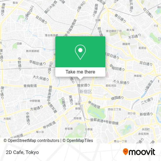 2D Cafe map