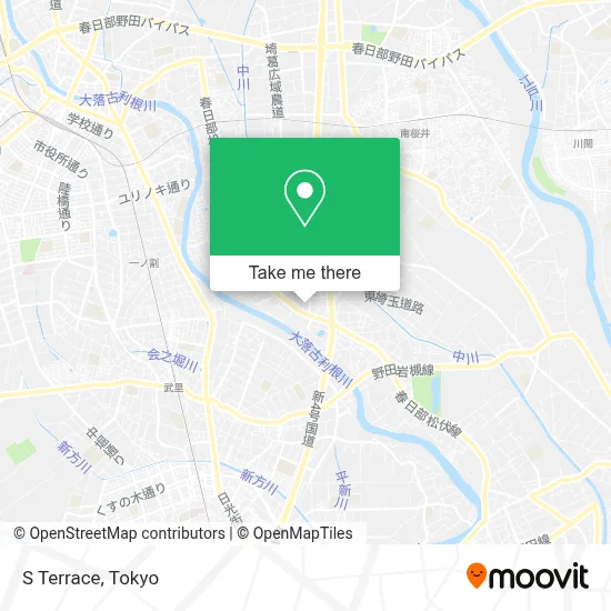 S Terrace map