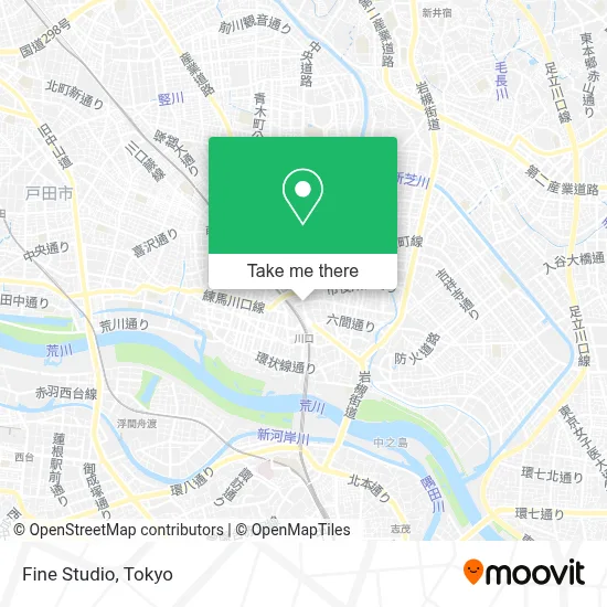 Fine Studio map