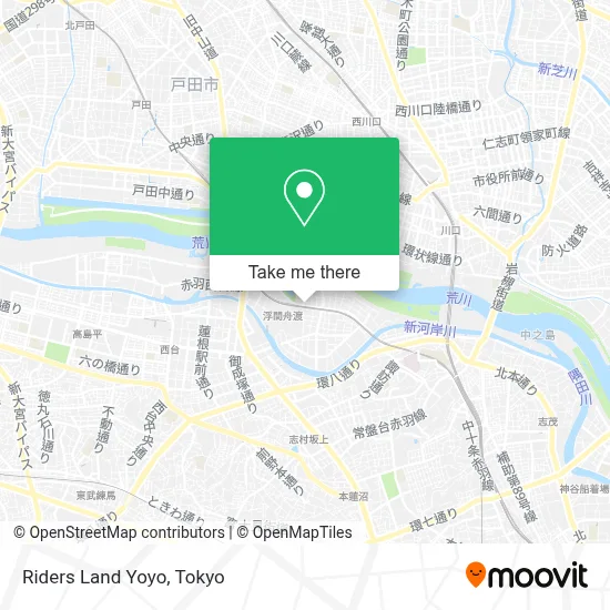 Riders Land Yoyo map