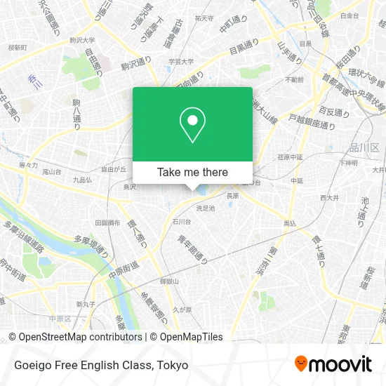 Goeigo Free English Class map