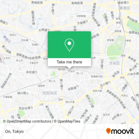 On map