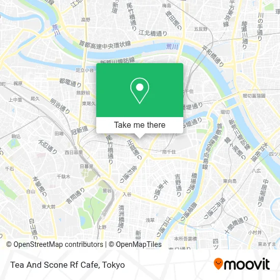 Tea And Scone Rf Cafe map