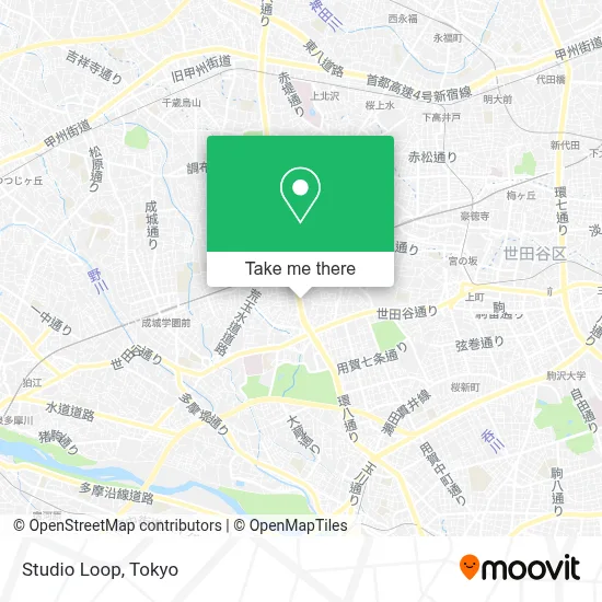Studio Loop map