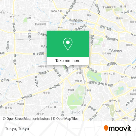 Tokyo map
