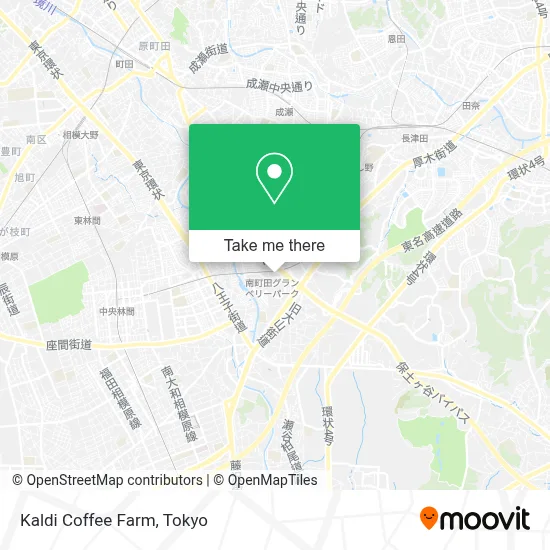 Kaldi Coffee Farm map
