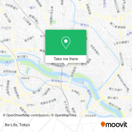 Be-Life map