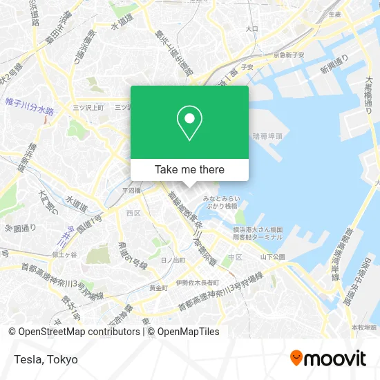 Tesla map