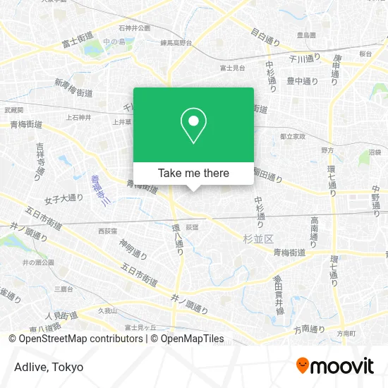 Adlive map
