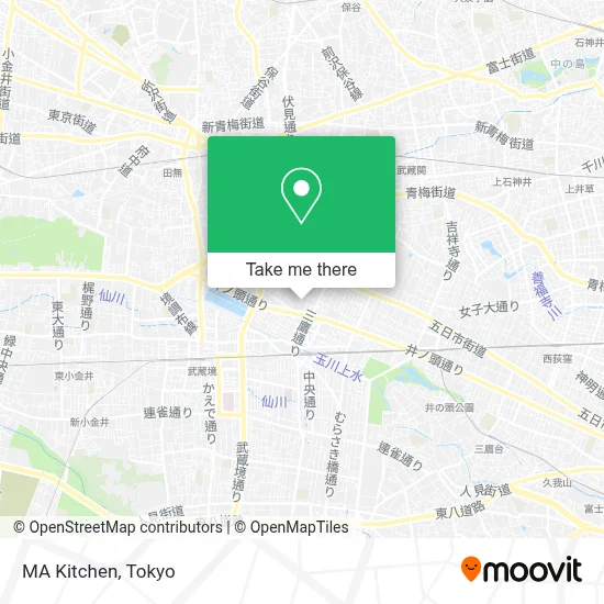 MA Kitchen map