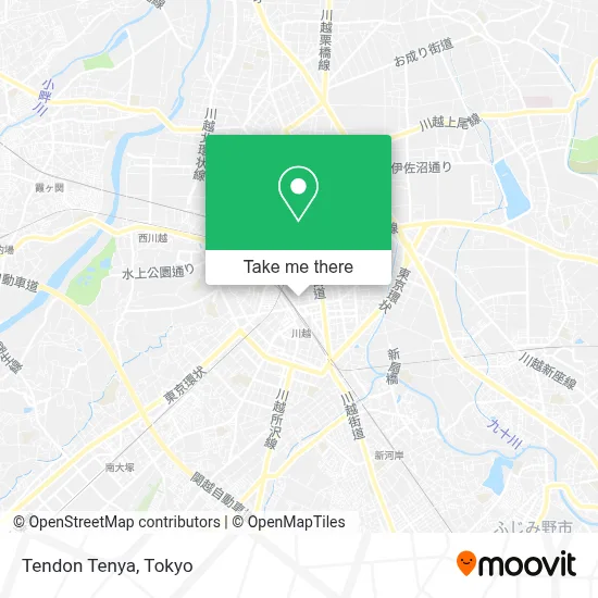 Tendon Tenya map