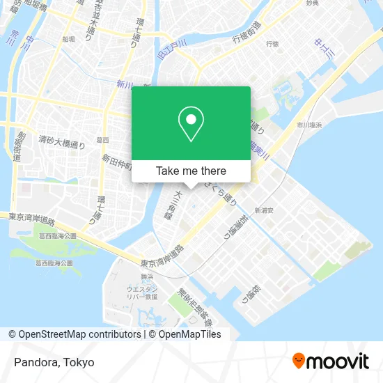 Pandora map