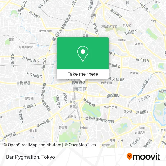 Bar Pygmalion map