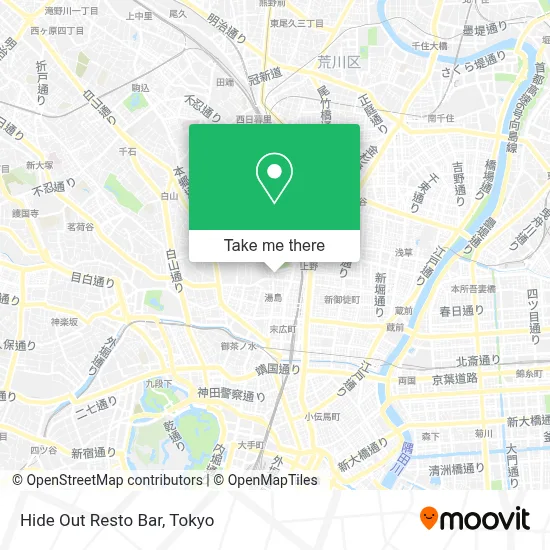 Hide Out Resto Bar map