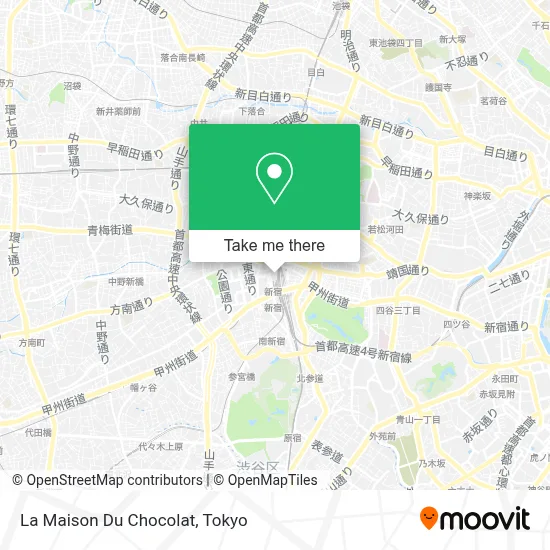 La Maison Du Chocolat map