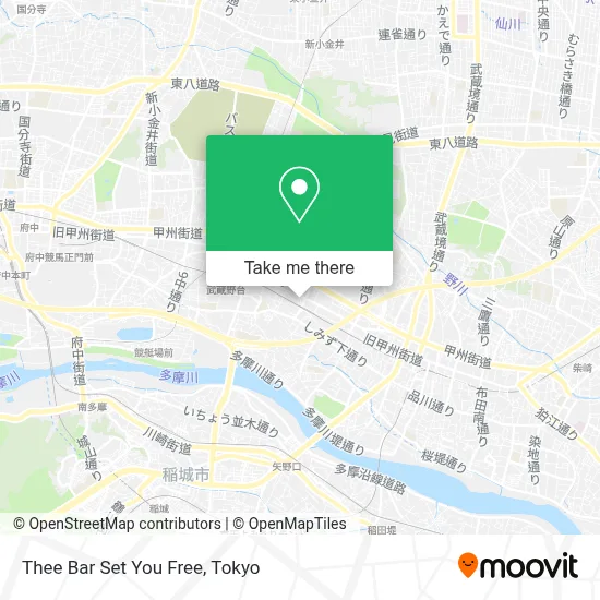 Thee Bar Set You Free map