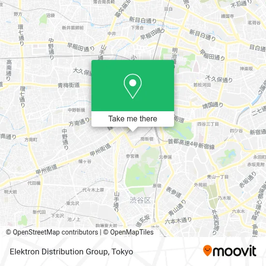 Elektron Distribution Group map