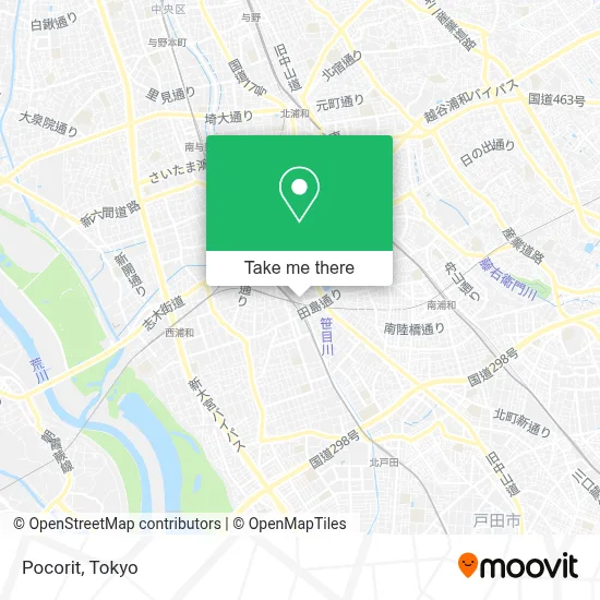 Pocorit map