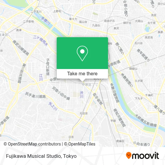 Fujikawa Musical Studio map