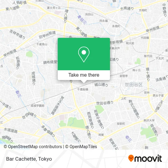 Bar Cachette map