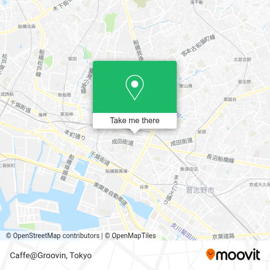 Caffe@Groovin map