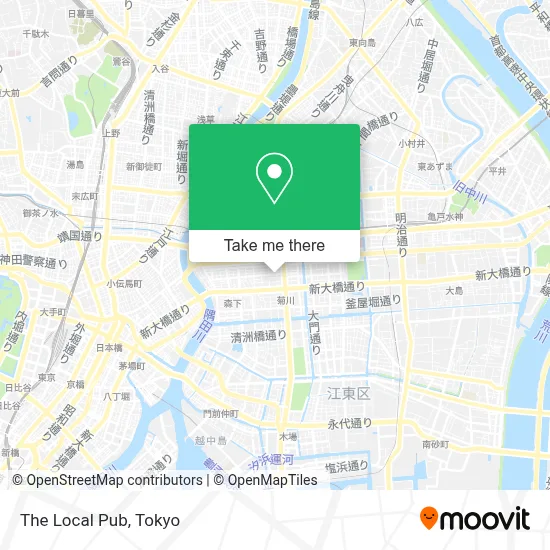 The Local Pub map