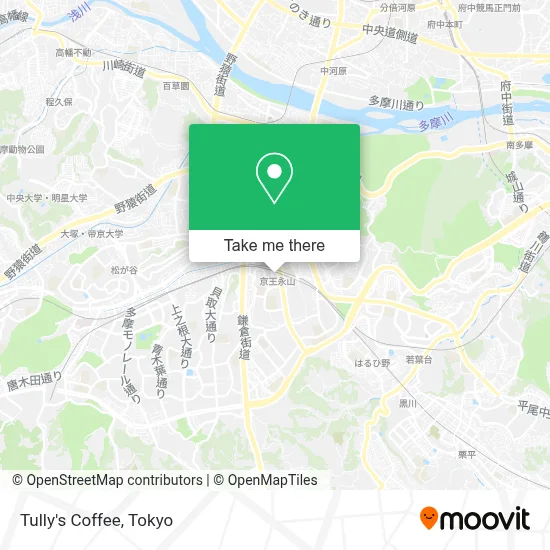 Tully's Coffee map